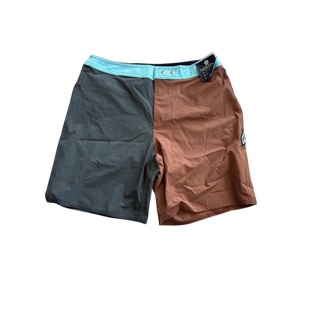 Volcom Liberators Colorblock Board Shorts Size 28